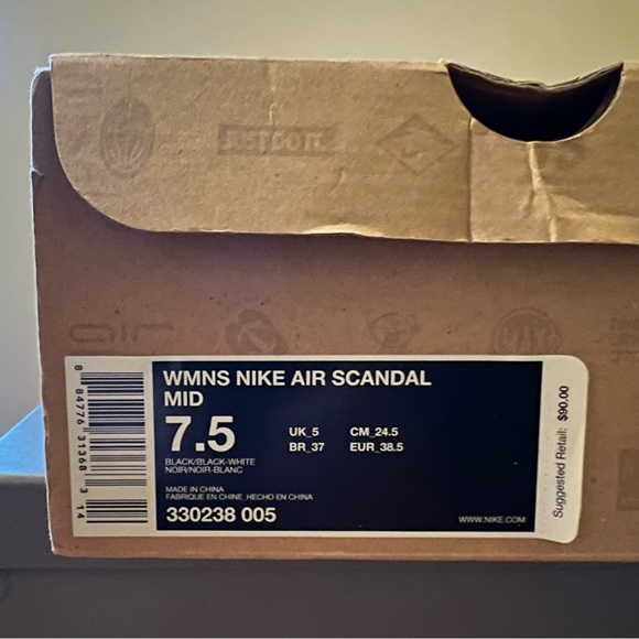 Nike Women’s Air Scandal Mid Sneaker Size 7.5 - Picture 7 of 7